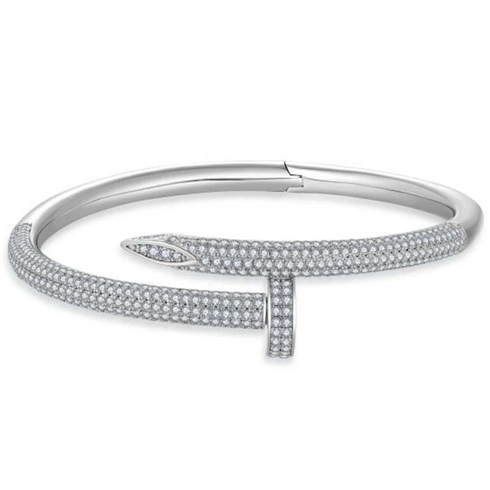 צמיד Screw Bangle — צמיד מואסנייט של Bellaris