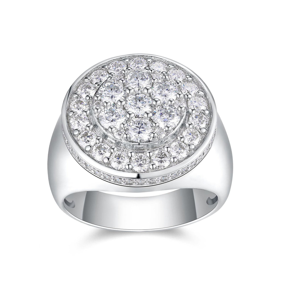 טבעת Round Signet — טבעת מואסנייט של Bellaris, תצוגה 2