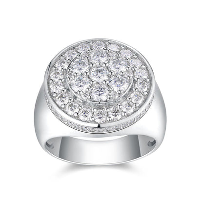 טבעת Round Signet — טבעת מואסנייט של Bellaris, תצוגה 2