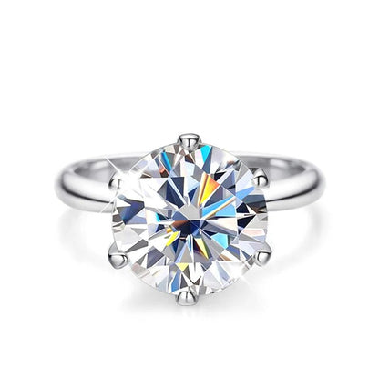 טבעת Solitaire Heritage — טבעת מואסנייט של Bellaris