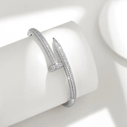 צמיד Screw Bangle — צמיד מואסנייט של Bellaris, תצוגה 2