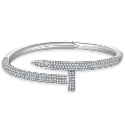 צמיד Screw Bangle — צמיד מואסנייט של Bellaris